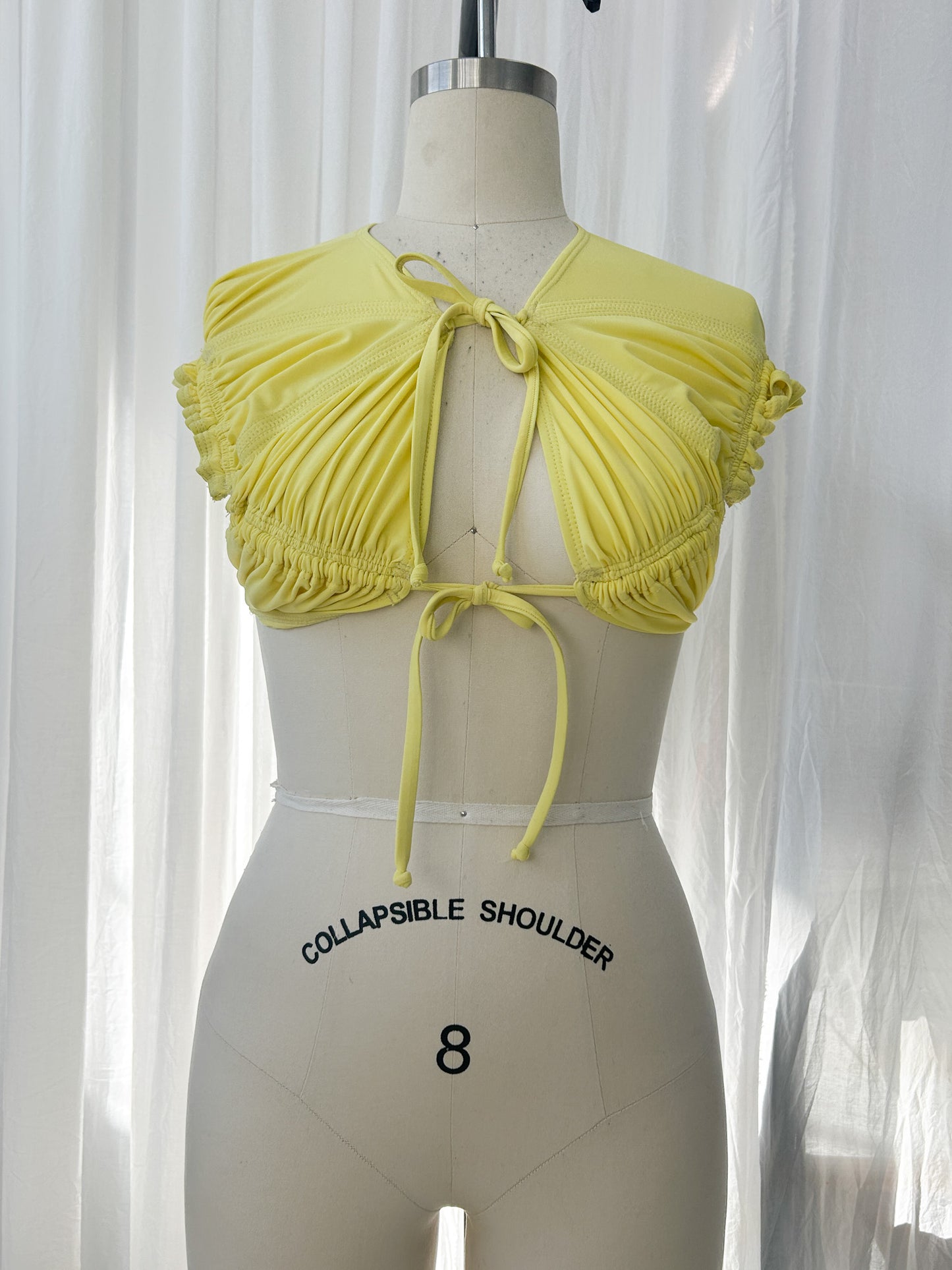 Bikini bolero - lemon (extra small)
