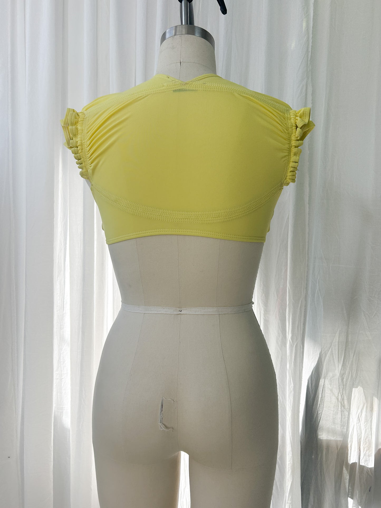 Bikini bolero - lemon (extra small)