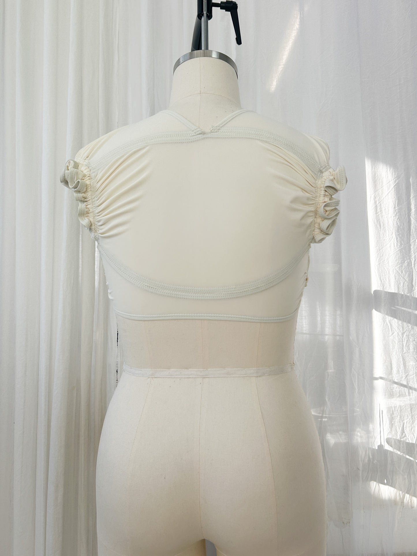 Bikini bolero - pearl (small - medium)