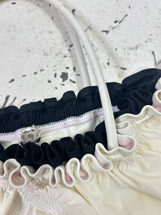 Pearl/ Black Dogbone Bag (One Off)