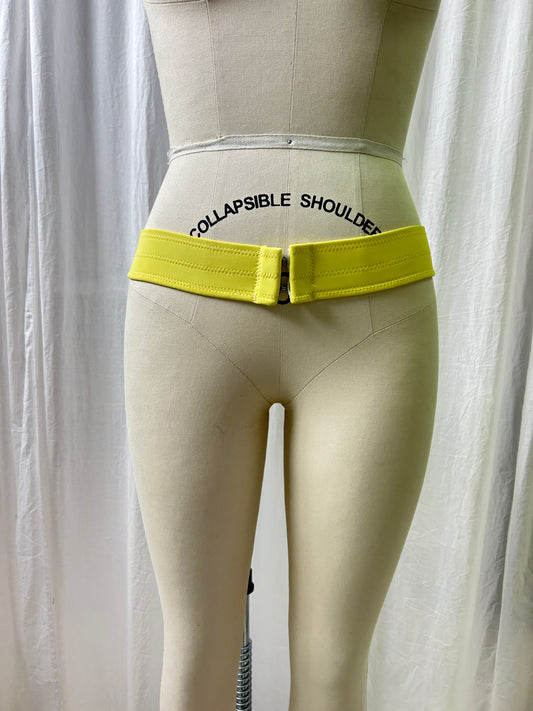 Wide Belt - yellow (M waist / XS/S hip)