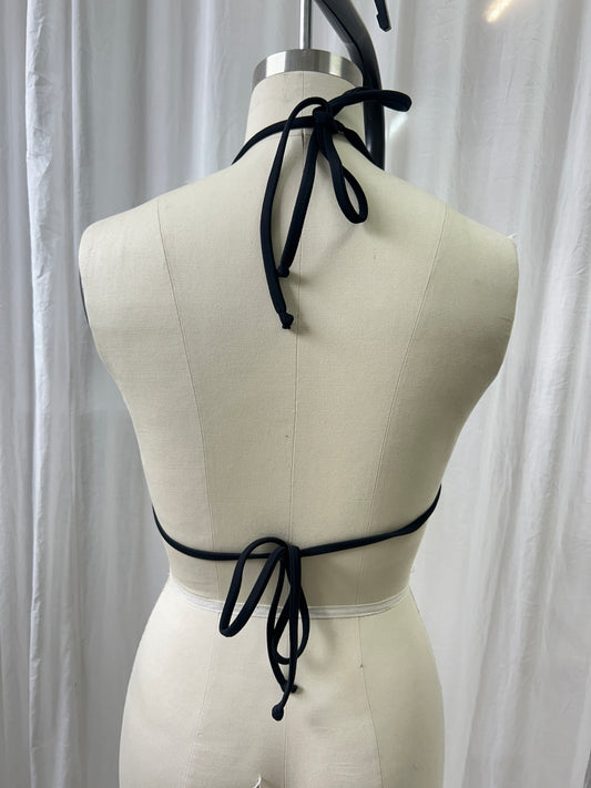 Classic Black Bikini Top XS