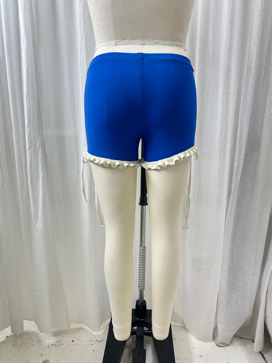 Frilly Tie Up Hot Short - 12/14