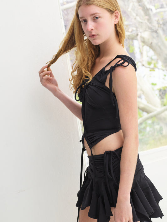 Tankini skirt - black
