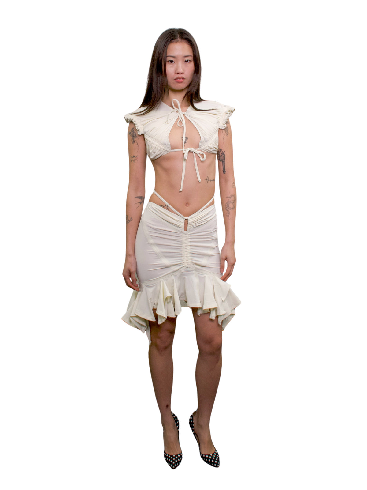 Soiree skirt - pearl