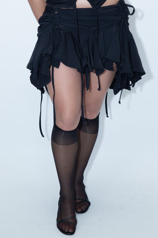 tankini skirt - black