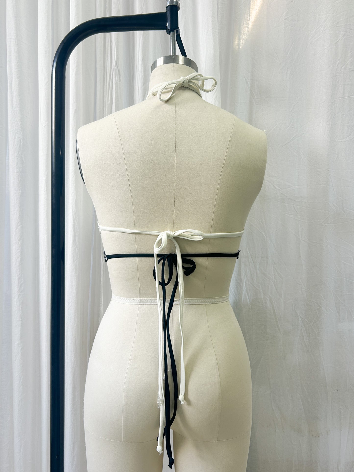 Mini top - black / pearl (one size)