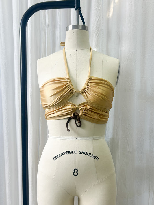 Mini top - gold, chocolate (one size)