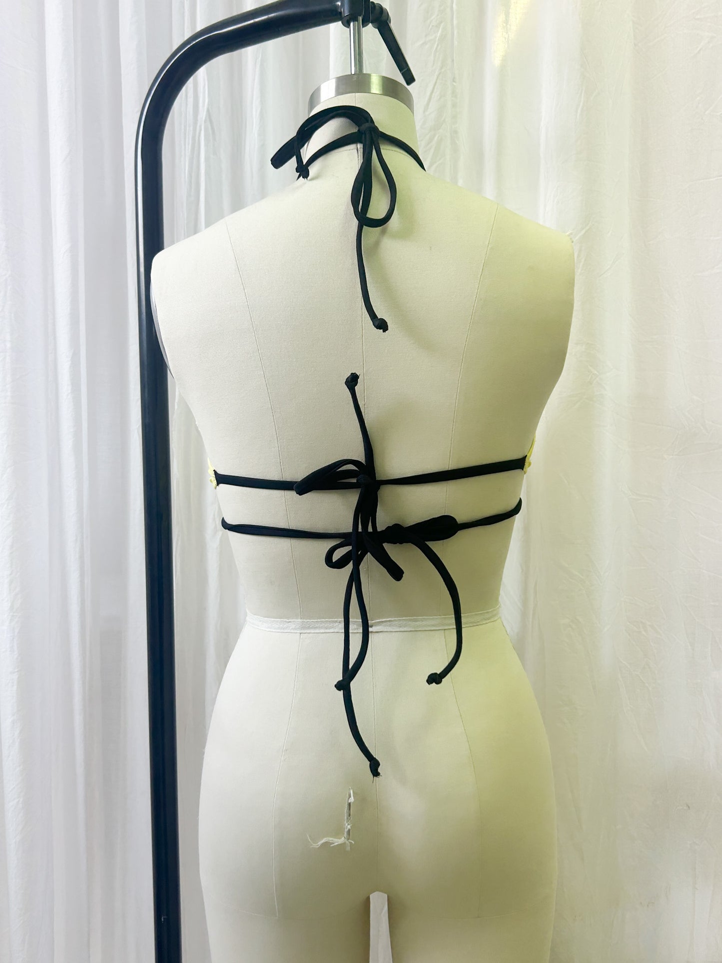 Mini top - lemon, black (one size)