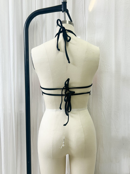 Mini top - red, black, baby pink (one size)
