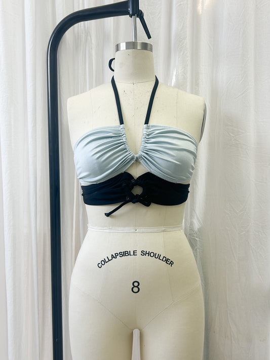 Mini top - silver, black (one size)