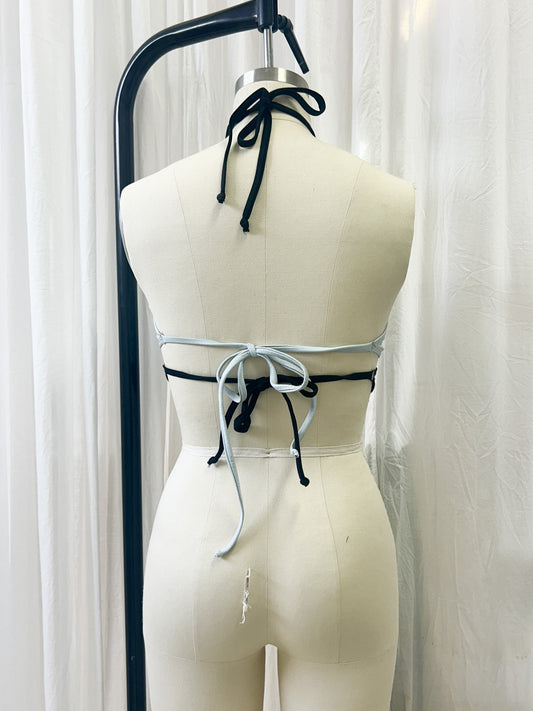 Mini top - silver, black (one size)