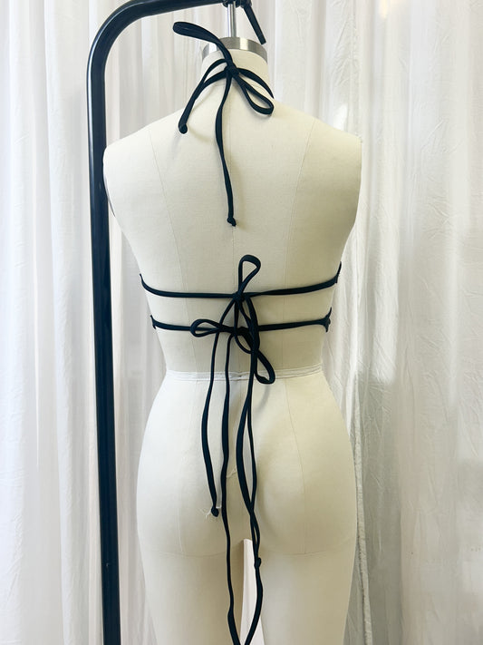 Mini top - black (one size)