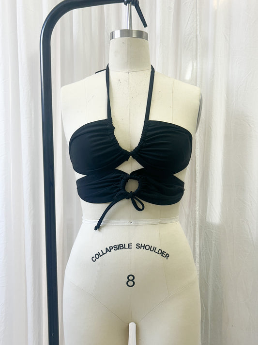Mini top - black (one size)