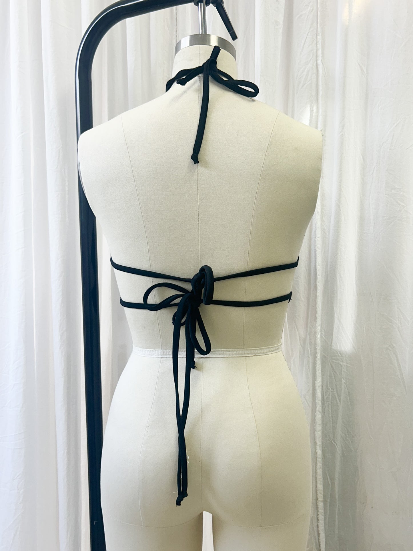 Mini top - black (one size)