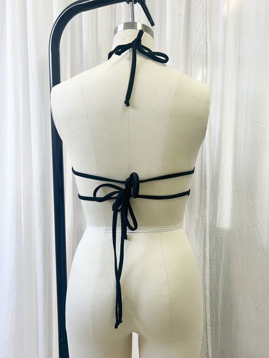 Mini top - black (one size)