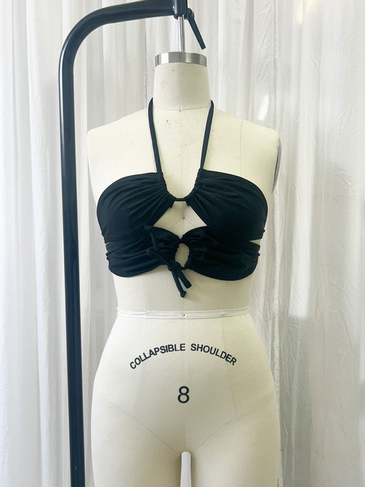 Mini top - black (one size 3/4)