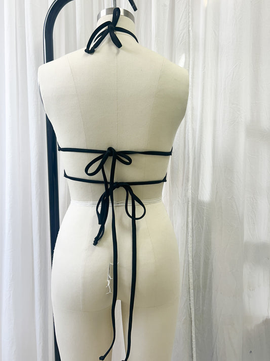 Mini top - black (one size 3/4)
