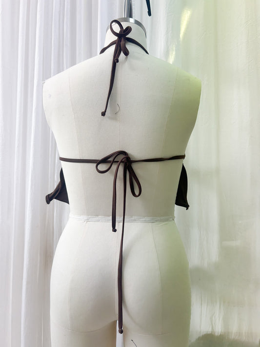 Soiree top - chocolate (large)