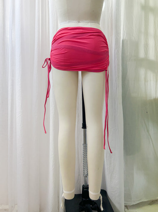 SS22- Micro bandeau skirt - fuschia pink (extra small)