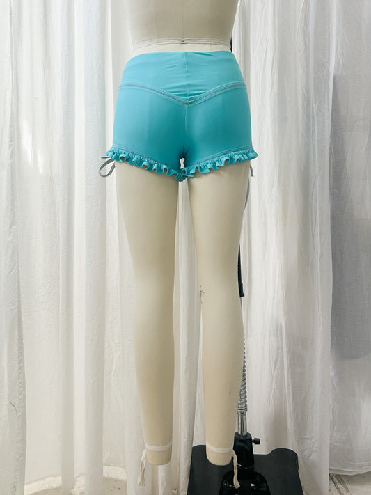 Hot shorts - blue, silver, pink (extra small)