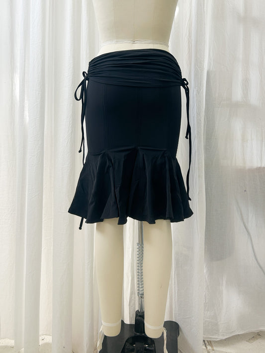 AW23 - Fluted pencil skirt - black (extra small 2/2)