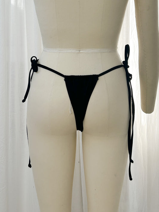 String bikini bottom - black (small)