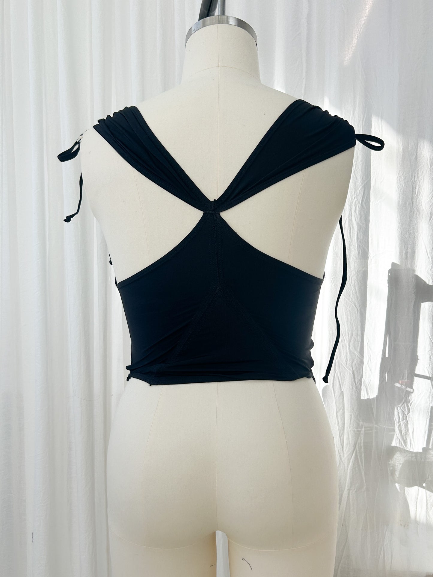 Tankini top - off black (medium)
