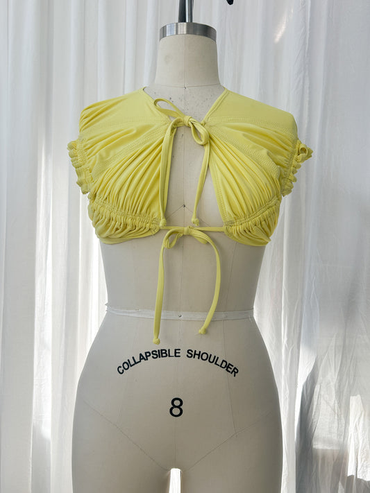 Bikini bolero - lemon (extra small)