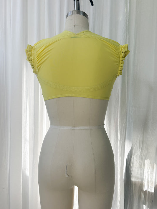 Bikini bolero - lemon (extra small)