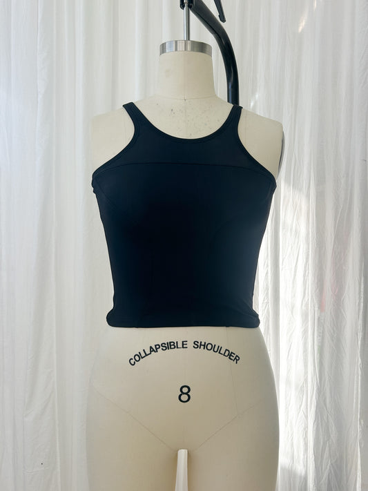 Racerback tank - black (extra small)