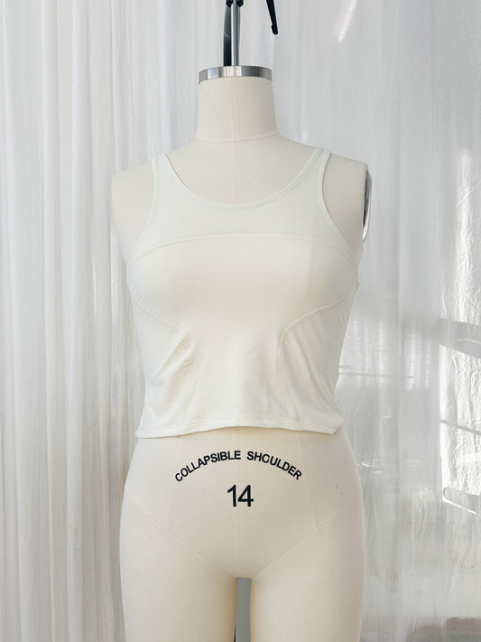 Racerback tank - pearl (medium)