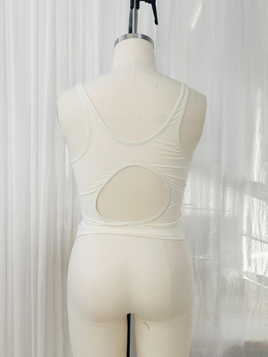 Racerback tank - pearl (medium)