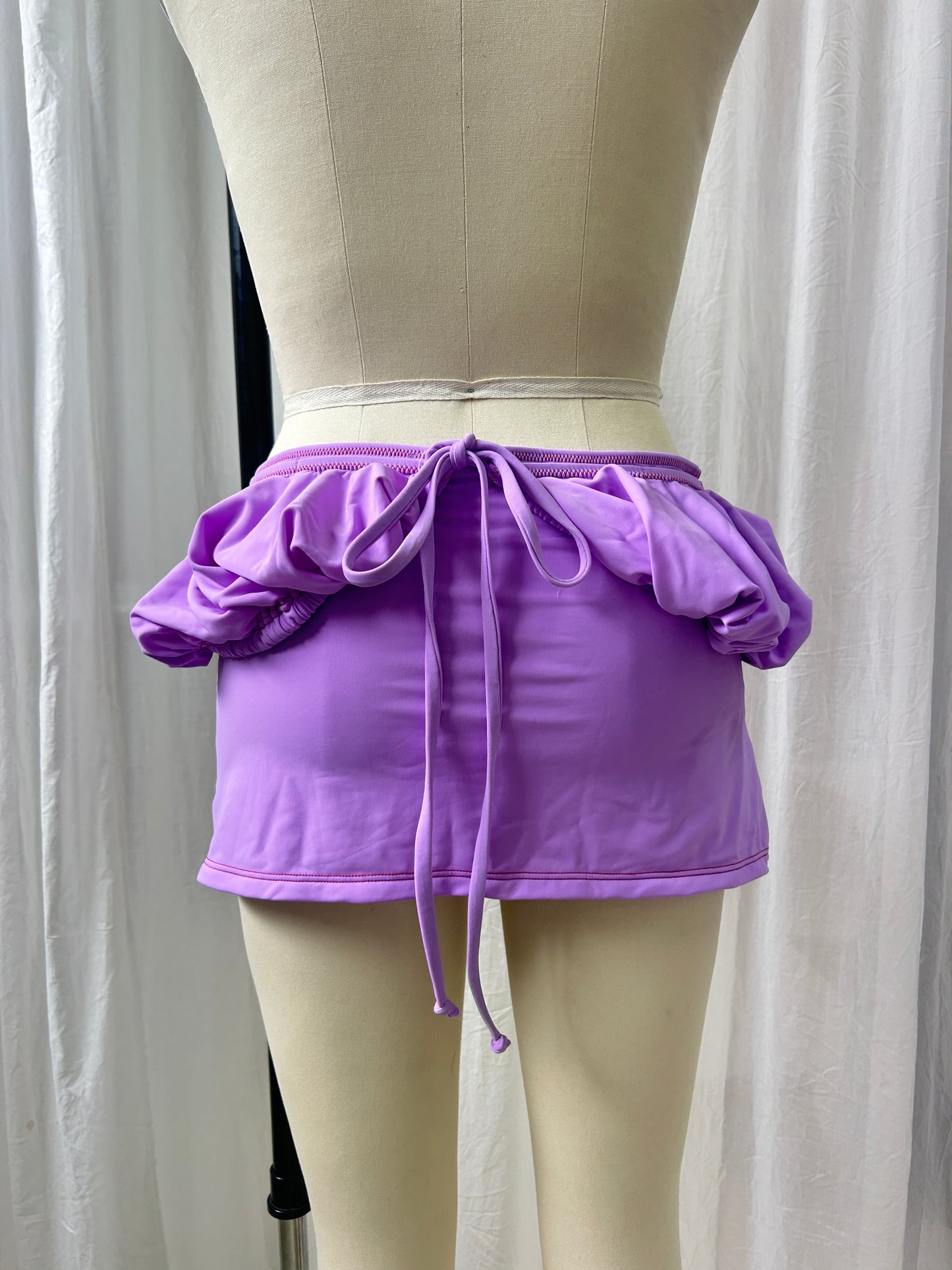 Lilac Puff Mini Skirt - XS