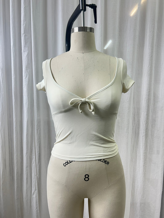 Sweetheart Baby Tee - Pearl XS