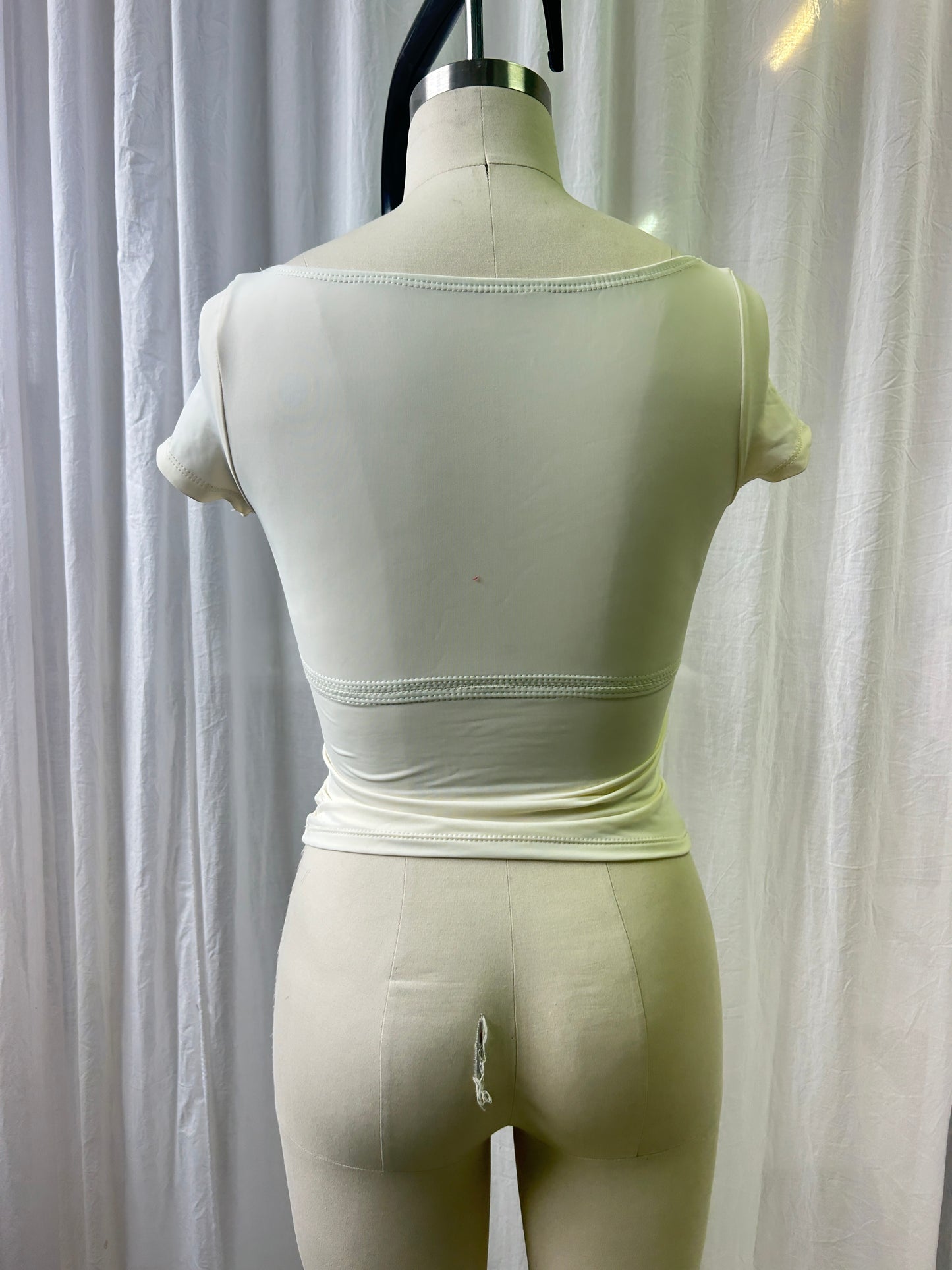 Sweetheart Baby Tee - Pearl XS