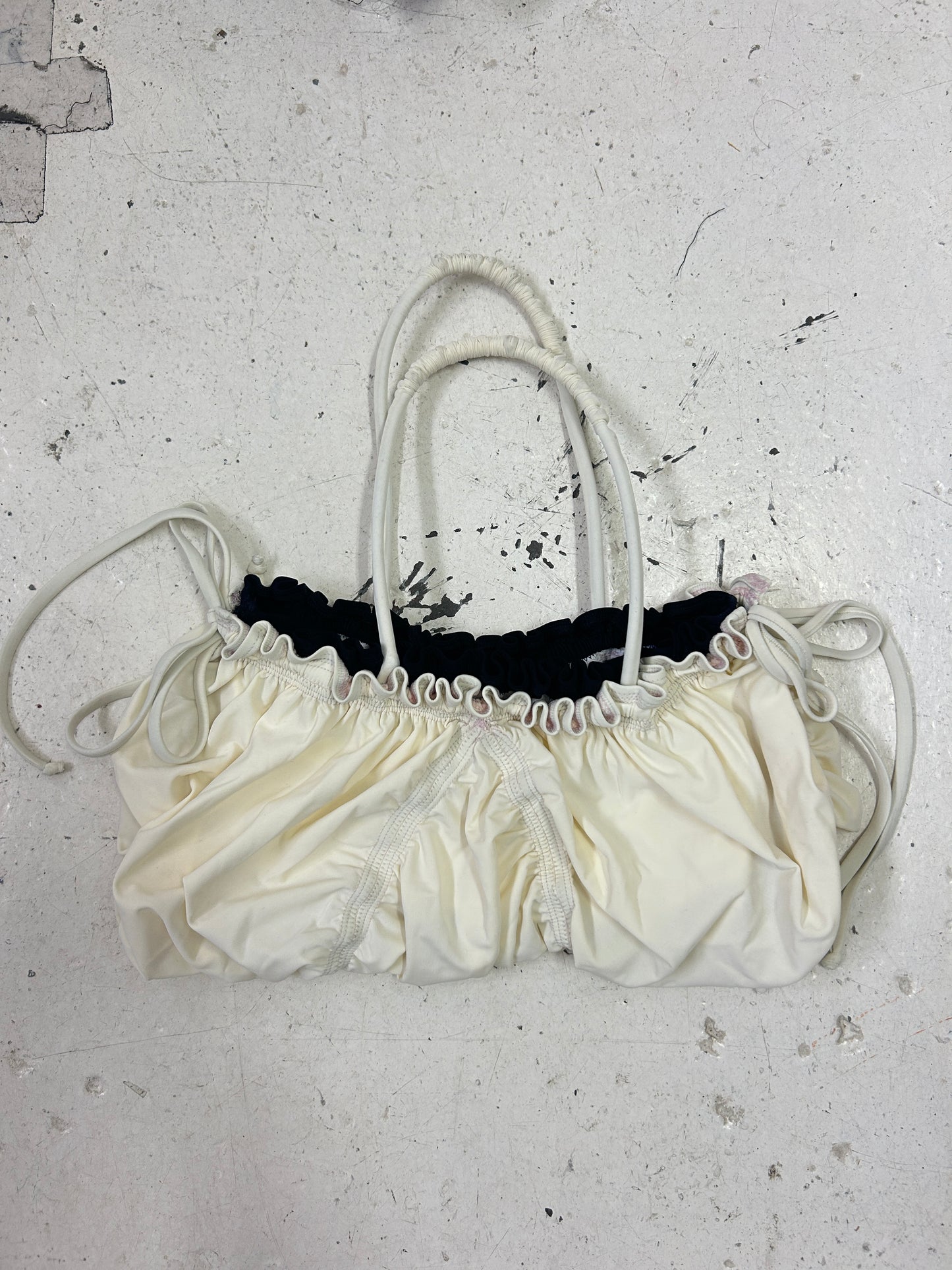 Pearl/ Black Dogbone Bag (One Off)