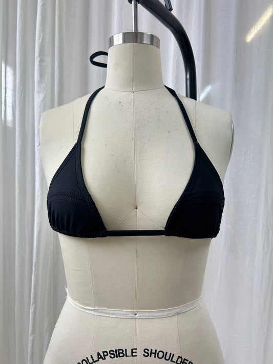 Classic Black Bikini Top XS
