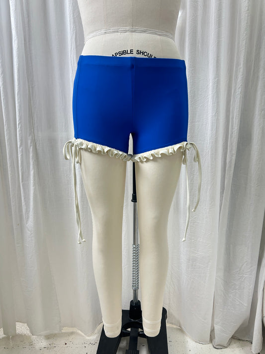 Frilly Tie Up Hot Short - 12/14