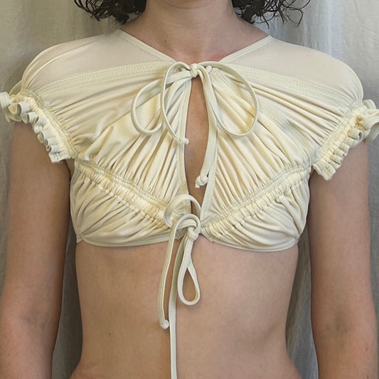 Bikini bolero - pearl